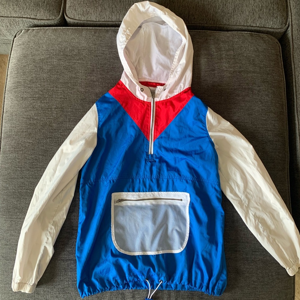 Vintage Red White & Blue Windbreaker
